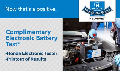 Complimentary Electronic Battery Test*
