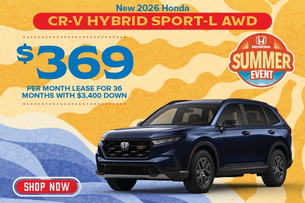 New 2026 Honda CR-V HYBRID SPORT-L AWD