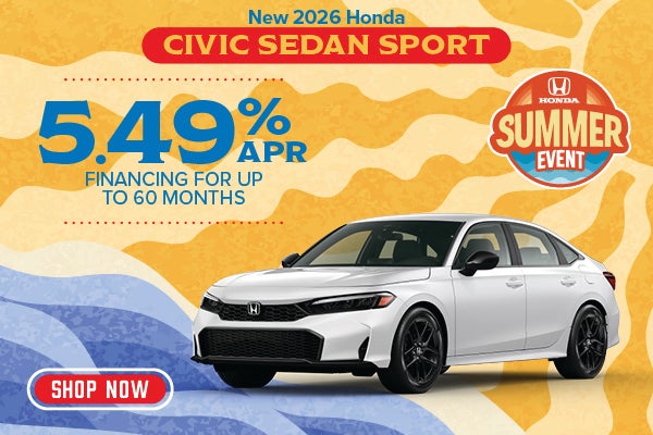 New 2026 Honda Civic Sedan Sport