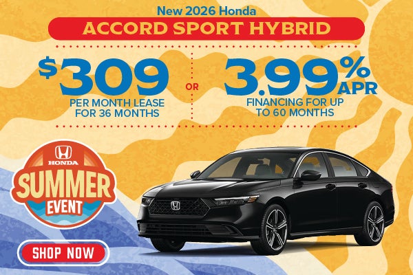 New 2026 Honda Accord Sport Hybrid