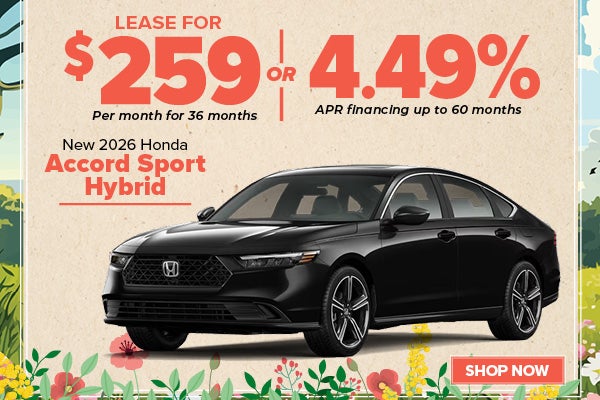 New 2026 Honda Accord Sport Hybrid