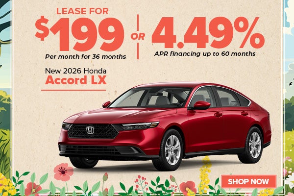 New 2026 Honda Accord LX