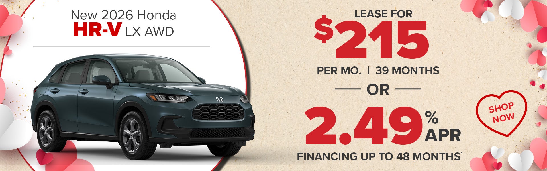 2026 Honda HR-V LX AWD